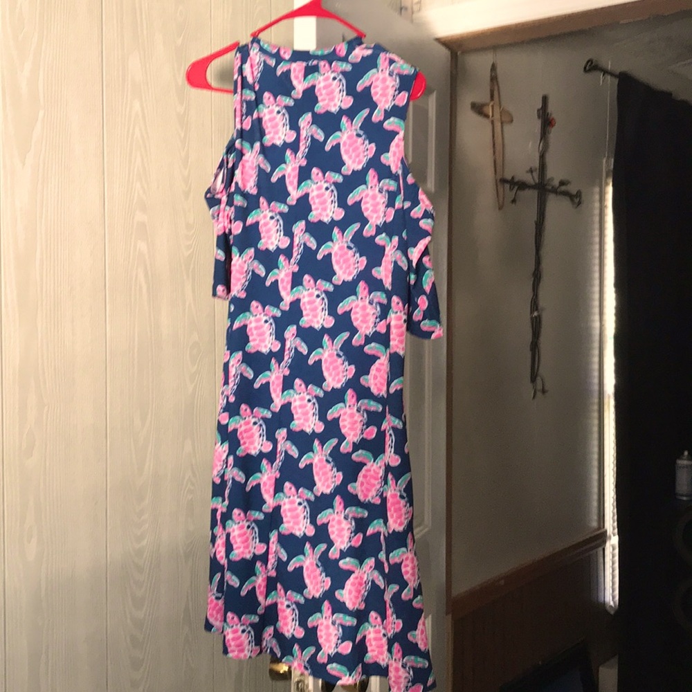 Cold shoulder dress